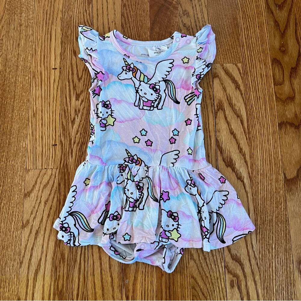 Posh Peanut x Hello Kitty Bodysuit Twirl Dress Size 18-24 month